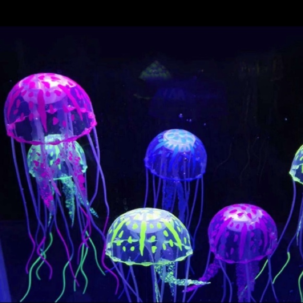 Jellyfish earrings rave festival jewelry edc ocean - Picture 8 of 8